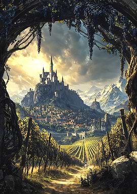 Dusk Over the Vine Throne