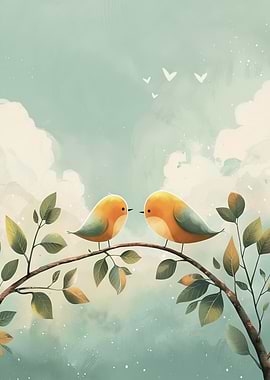 Two Birds on a Branch