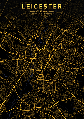 Leicester Golden City Map