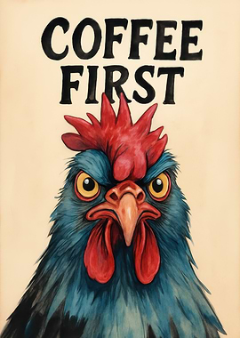 Coffee First Kitchen Art