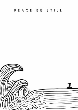 Peace Be Still Ocean Art