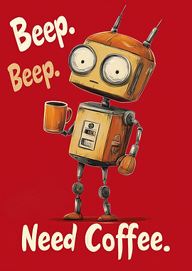Coffee-Needing Robot