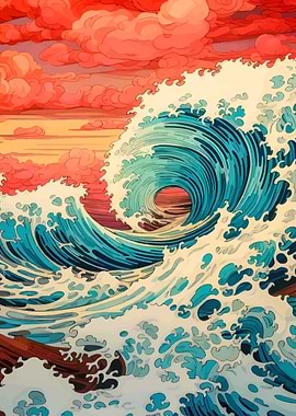 Ocean Wave Art