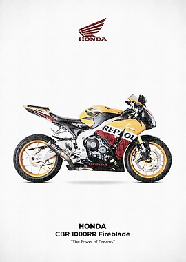 Honda CBR 1000RR Fireblade 2009 Repsol