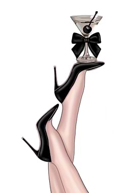 High Heels and Martini