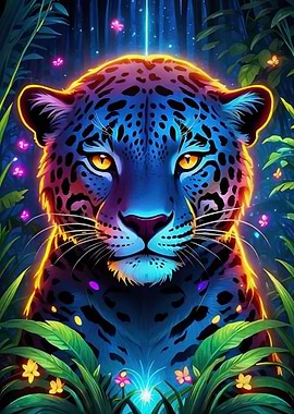 Neon Jaguar Jungle