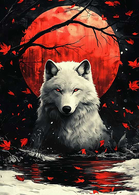 White Wolf Red Moon