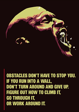 Motivational Obstacles Overcome Poster