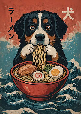 Bernese Mountain Dog Ramen