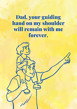 Father and Son Illustration