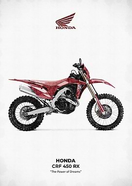 Honda CRF 450 RX Motorcycle sketch art