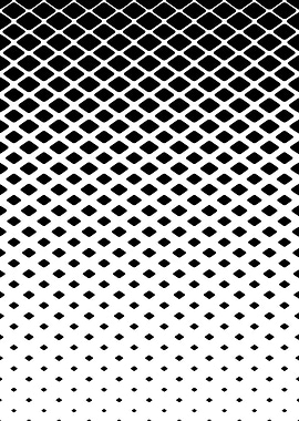 Black and White Diamond Pattern