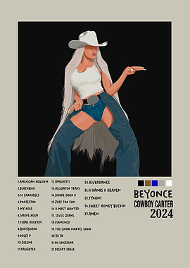 Beyonce Cowboy Carter 2024 Album Art