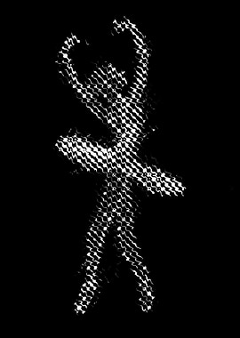 Abstract Ballerina Silhouette