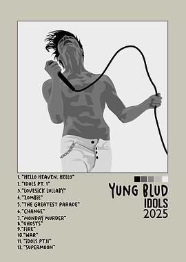 Yung Blud Idols 2025 Album Art