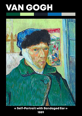 Van Gogh Self-Portrait with Bandaged Ear