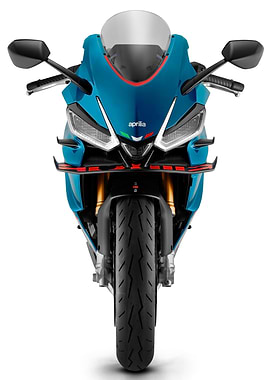 Aprilia Motorcycle Front View