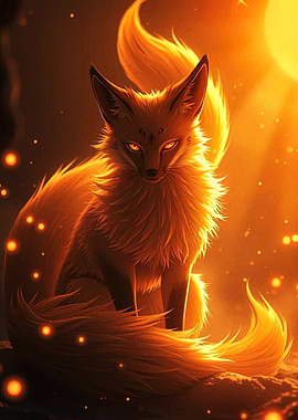Fiery Fox Portrait