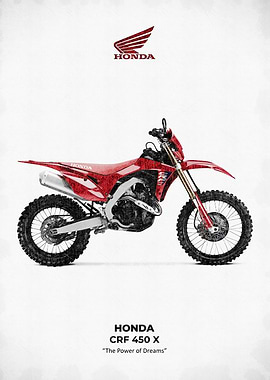 Honda CRF 450 X Sketch art