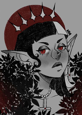 Elf witch queen