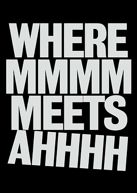 Where MMMM Meets AHHHH Text Art