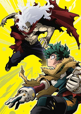 MHA Season 7 Izuku Midoriya vs. Tomura Shigaraki