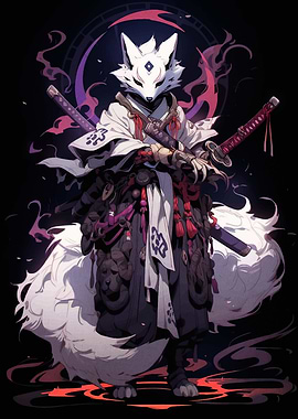 Fox Spirit Samurai Warrior