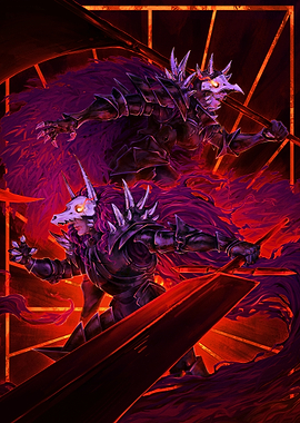 Dark Fantasy Warriors with Skull Masks