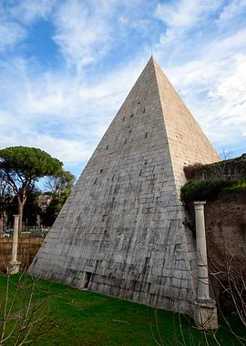 Pyramid of Cestius in Rome