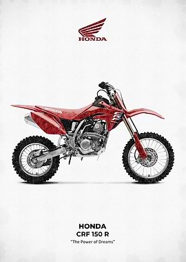 Honda CRF 150 R Motorcycle Art