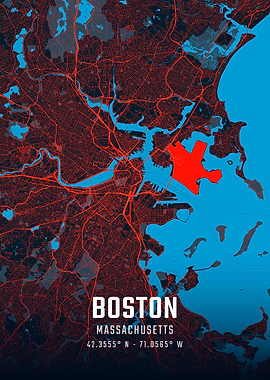 Boston City Map