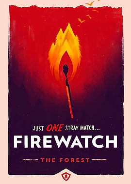 Firewatch The Forest Poster