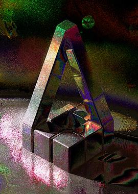 Abstract Geometric Artwork Poster