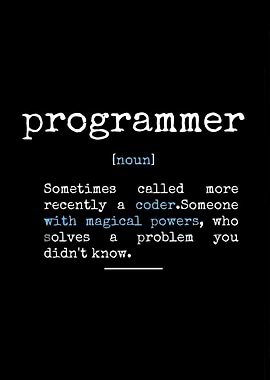 Programmer Definition Poster