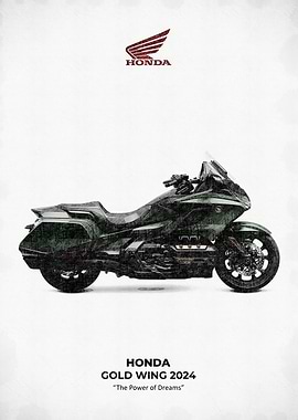 Honda Gold Wing green 2024 Motorcycle