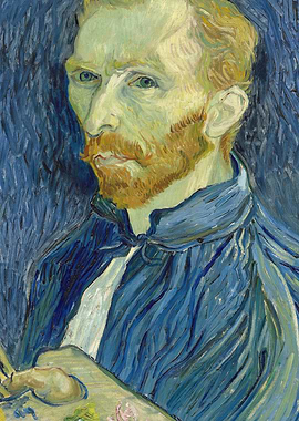 Vincent van Gogh Self-Portrait Painting