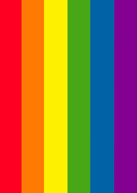 Rainbow Pride Flag Stripes