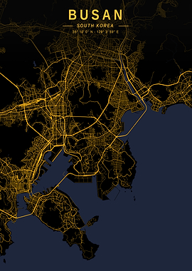 Busan Golden City Map