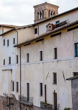 Ancient Building in Rome, Italy
