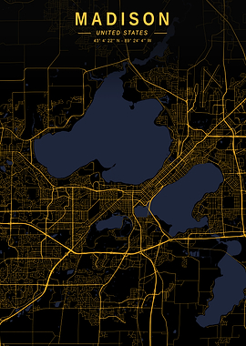 Madison Golden City Map
