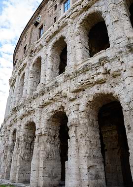 Ancient Roman Architecture Detail