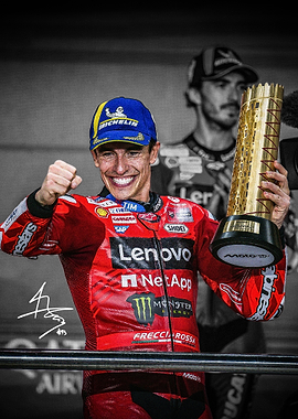 Marc Marquez Victory Celebration