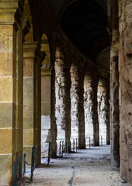 Ancient Stone Archway Interior