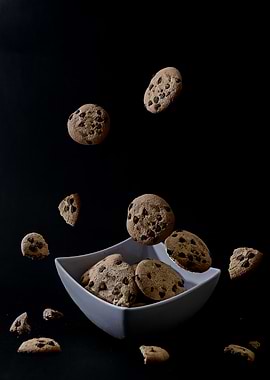 Chocolate Chip Cookies in Motion