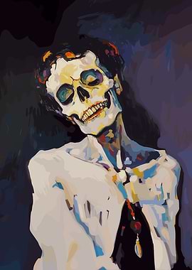 Skull Sleeping Portrait