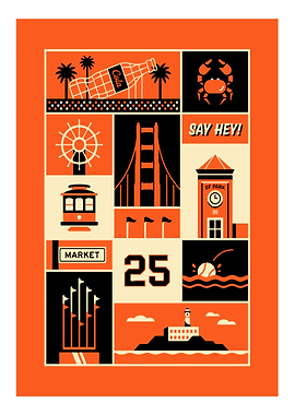 San Francisco Travel Poster