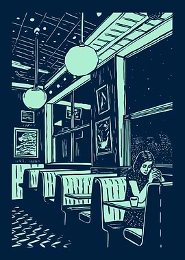 Alone in the Diner