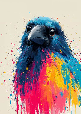 Colorful Bird Portrait