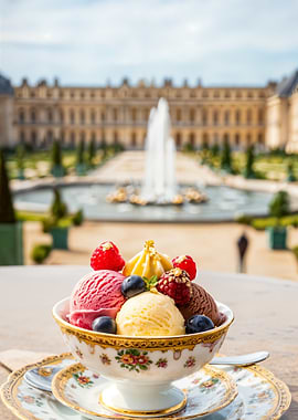 Ice Cream Sundae at Versailles Palace