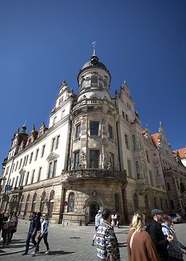 Dresden building with blue sky